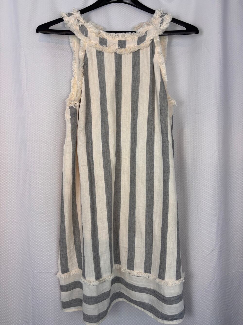 Doe & Rae 100% cotton lined sleeveless midi dress vacation beach size large